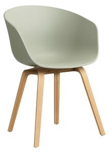 Jedálenská stolička AAC 22, Oak / Pastel green – HAY