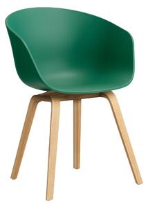 Jedálenská stolička AAC 22, Oak / Teal green – HAY