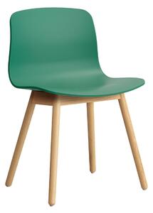 Jedálenská stolička AAC 12, Oak / Teal green – HAY