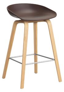 Barová stolička AAS 32, H65, Oak / Raisin – HAY