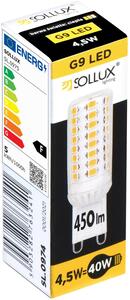 Sollux Lighting led žiarovka 1x4.5 W 3000 K G9 SL.0974