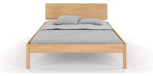 Dvojlôžková posteľ z bukového dreva 140x200 cm v prírodnej farbe Ammer - Skandica