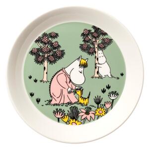 Arabia Tanier Moomin Loving care 19cm, zelený