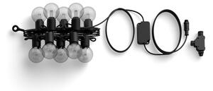 8721103063717 Philips Hue White and color gradient Low volt Festavia vonkajšia svetelná reťaz - 10 žiaroviek LED 8,6W/500lm 1000-20000K+RGB IP65 čierna, bez napájania