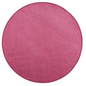 Vopi koberce Kusový koberec Eton ružový 11 kruh - 300x300 (priemer) kruh cm