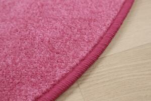 Vopi koberce Kusový koberec Eton ružový 11 kruh - 67x67 (priemer) kruh cm