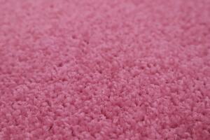 Vopi koberce Kusový koberec Eton ružový 11 kruh - 200x200 (priemer) kruh cm