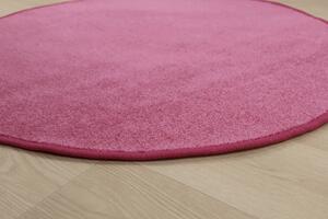 Vopi koberce AKCIA: 200x200 (průměr) kruh cm Kusový koberec Eton ružový 11 kruh - 200x200 (priemer) kruh cm