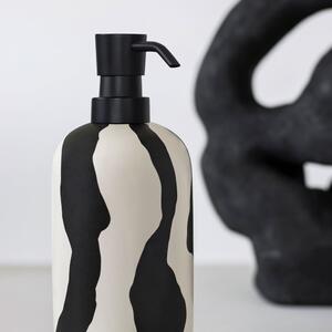 Čierno-biely keramický dávkovač mydla 200 ml Icon - Mette Ditmer Denmark
