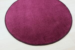 Vopi koberce Kusový koberec Eton fialový 48 kruh - 200x200 (priemer) kruh cm