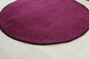 Vopi koberce Kusový koberec Eton fialový 48 kruh - 300x300 (priemer) kruh cm
