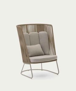 SACONCA BEIGE HIGH záhradne kreslo