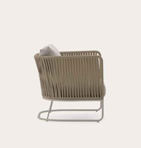 SACONCA BEIGE záhradne kreslo