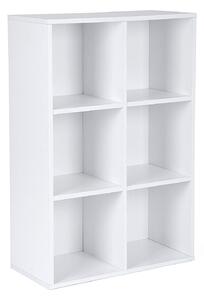 SONGMICS Knižnica SKU Beckham biela