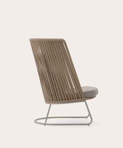 SACONCA BEIGE HIGH záhradne kreslo