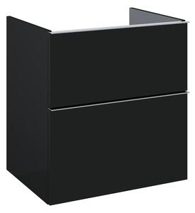 Elita Look, skrinka pre umývadlo na pultovú dosku 60x45x64 cm 2S PDW, čierna matná, ELT-168110