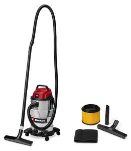 Einhell TC-VC 3055 S, 950 W, Cylindrový vysávač, Suché a mokré, Vrecko na prach, 30 L, Filtrovanie