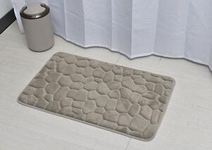 Predložka do kúpeľne Stones, 50x80 cm, béžová