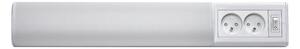 RABALUX 78040 Bath 2E svietidlo pod kuchynskú linku so zásuvkou š500mm LED 10W/900lm 4000K biela