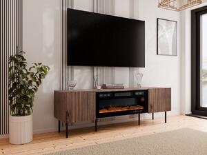 Mirjan24 TV skrinka s krbom Ostani 180, Farby: Orech warmia 5903211350559