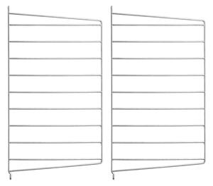 STRING Nástenný panel 50 x 30 cm, Galvanized, 2 kusy