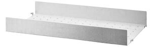 STRING Vysoká kovová polica Metal Shelf High 58 x 30, Galvanized