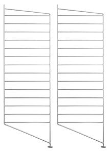 STRING Podlahový panel 85 x 30 cm, Galvanized, 2 kusy