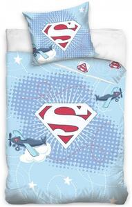 Obliečky do detskej postieľky Little Superman - 100% bavlna - 40 x 60 cm + 100 x 135 cm - Certifikát Oeko Tex Standard 100