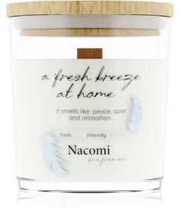 Nacomi Soy Candle Home Fragrances vonná sviečka s dreveným knotom 140 g