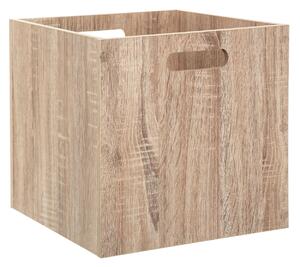 Úložný box Wood, 31x31x31 cm, hnedá