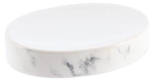 Miska na mydlo Nardi Marble, biela