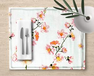 Ervi bavlnené prestieranie na stôl - kvet jablone