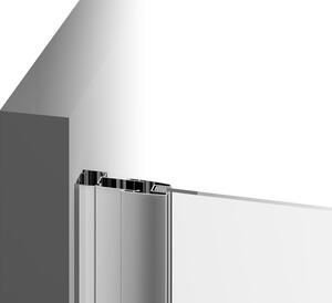Ravak - Pevná stena jednodielna Blix BLPS-100 - biela, transparentné sklo