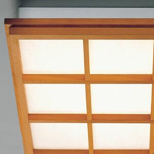 Bukové stropné svietidlo Kioto 9 s LED