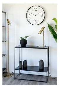 Čierny konzolový stolík s čiernou doskou 80x36 cm Vita – House Nordic