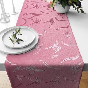 Ervi dekoračný behúň na stôl - Sabrina ružová