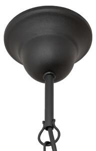 Luster na reťazi MALBO 8xE14/10W/230V čierny