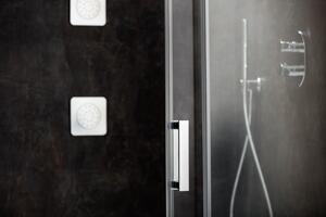 Ravak - Sprchové dvere dvojdielne Matrix MSD2 100 ľavá - satin, transparentné sklo