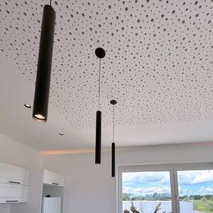 LED závesné svietidlo Slim, čierne, hliník, 2 700 K, Čierna, Obývacia izba / jedáleň, Hliník, Moderný, Závesné svietidlo
