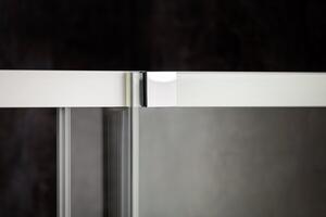 Ravak - Sprchové dvere s pevnou stenou Matrix MSDPS-100/100 ľavá - lesklý Alubright, transparentné sklo