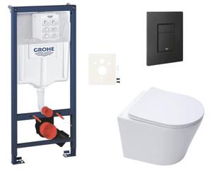 Závesný WC set do ľahkých stien / predstenová montáž SAT Infinitio SIKOGRSIN10EKF0