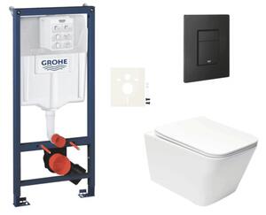 Závesný WC set do ľahkých stien / predstenová montáž SAT Infinitio SIKOGRSIN12EKF0