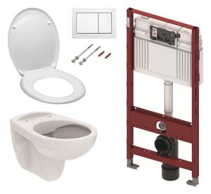 Cenovo zvýhodnený závesný WC set TECE do ľahkých stien / predstenová montáž + WC S-Line S-line Pre KMPLSIKOTS