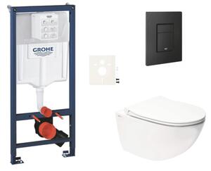 Závesný WC set do ľahkých stien / predstenová montáž SAT Infinitio SIKOGRSIN11EKF0