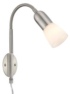 GLOBO 5453-1W - Flexibilná lampička 1xE14/40W/230V