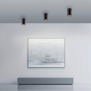 PURE stropné LED svetlo do kúpeľne Point, čierne Ø 6 cm, kov, IP44, Čierna, Kúpeľňa, kov, Moderný, Závesné svietidlo