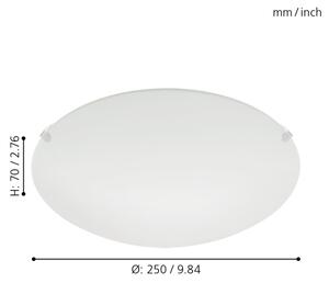 Eglo 80265 - Stropné prisadené svietidlo MARS 1xE27/25W/230V