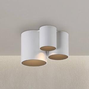PURE stropné LED svetlo do kúpeľne Point, biele, dĺžka 18 cm, 3-pl., Biela / opálová, Kúpeľňa, kov, Moderný, Stropné svetlo