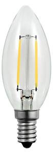 LED Žiarovka FILAMENT C37 E14/2W/230V 3000K