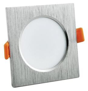 LED Podhľadové svietidlo VENUS LED/7W/230V strieborná hranaté